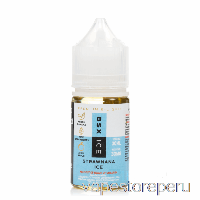 Vape Recargable Strawnana Ice - Bsx Salt Series - 30ml 30mg